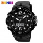 SKMEI Big Dial Men Outdoor Sports Watches Man Quartz Digital Watch Dual Display Wristwatches Waterproof Relogio Masculino 1273