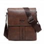 JEEP BULUO New Fashion Cow Split Leather Man Messenger Bags Business Male CrossBody Bag Casual Men Commercial Briefcase Bag 5844