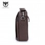 BULLCAPTAIN 2018 Men's Clutch Small Famous Brand Messenger Bags Male Shoulder Bags Fashion Genuine Leather Crossbody Bag NCZ051