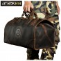 Men Genuine Leather Large Capacity Vintage Design Duffle Bag Male Fashion Travel Handbag Luggage Bag Suitcase Tote Bag 8151b